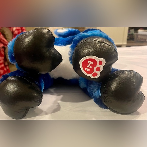 Build a bear Tinsel reindeer blue plush Christmas - Picture 9 of 11